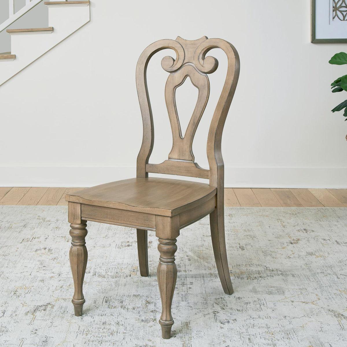 244N-C2500S - Splat Back Side Chair (RTA) - Liberty Furniture