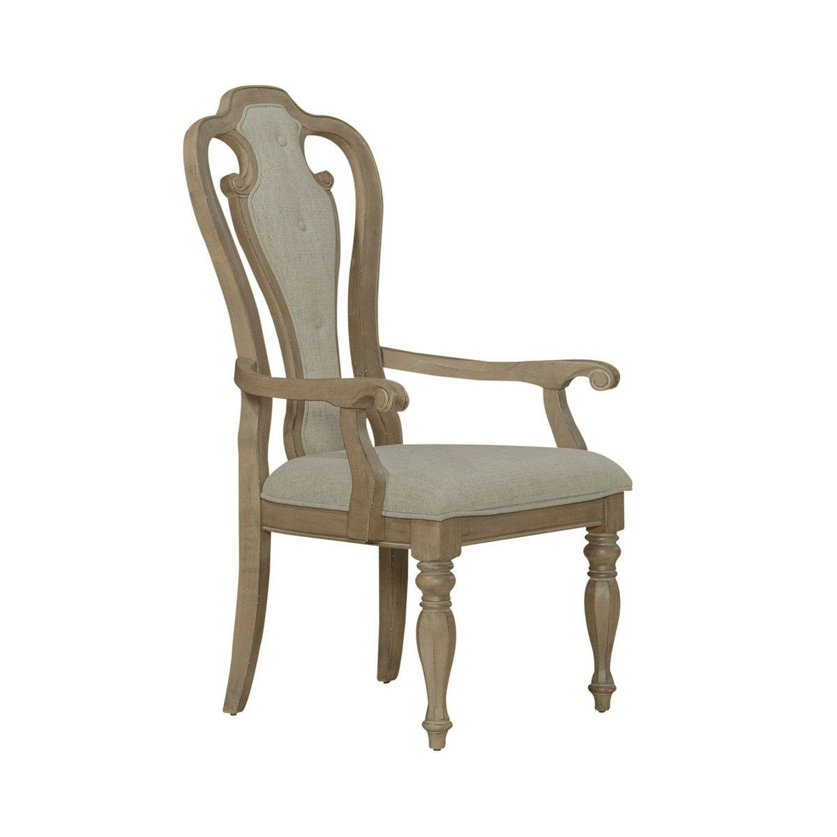 244N-C2501A - Splat Back Uph Arm Chair (RTA) - Liberty Furniture