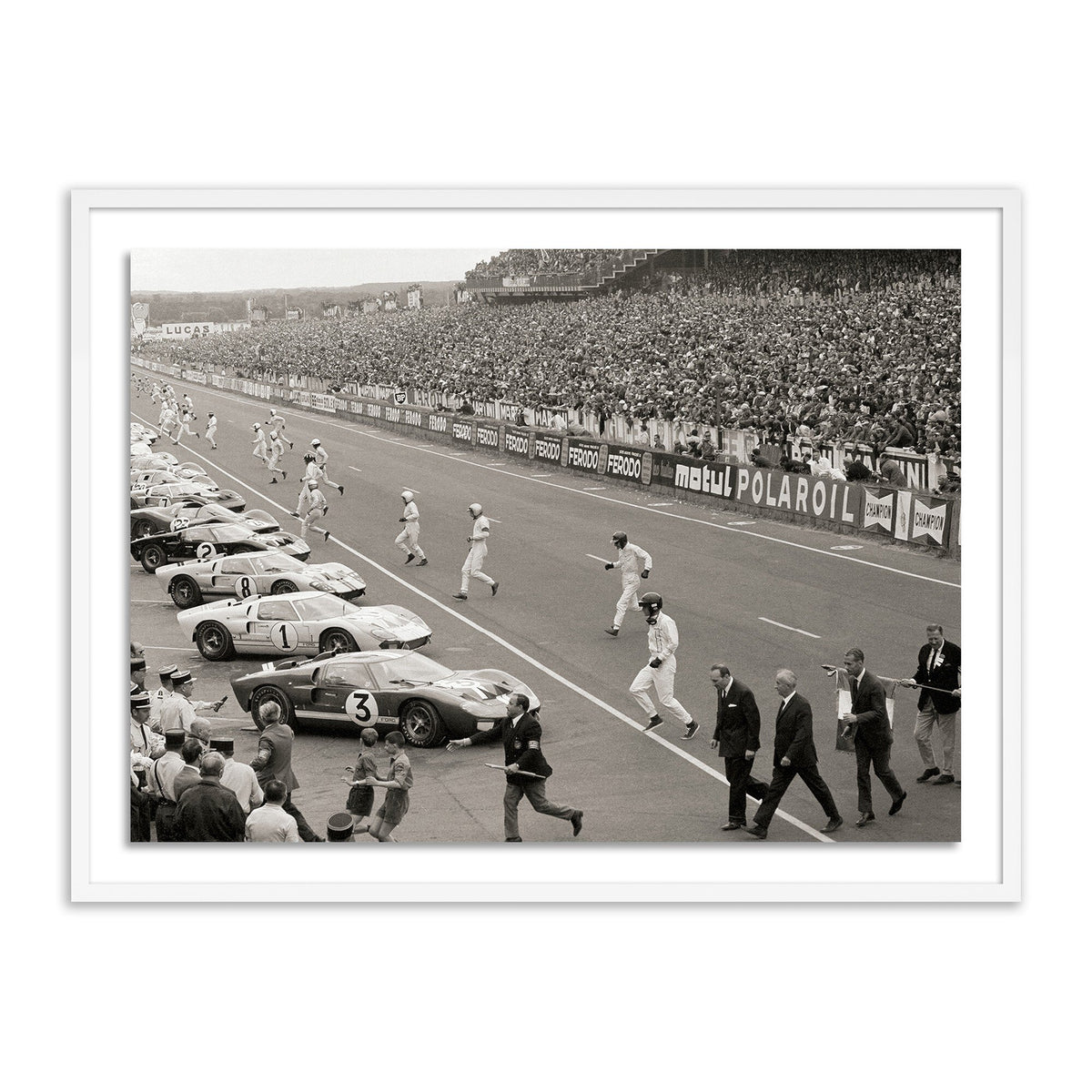 Start Of The Le Mans Race By Getty Images