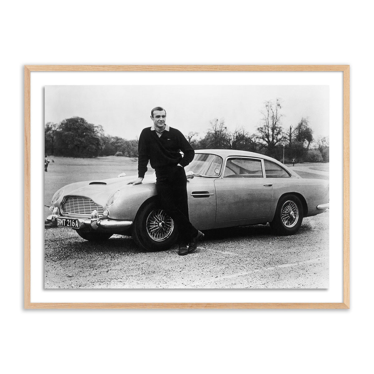Sean Connery With 00'S Aston Martin By Getty Images