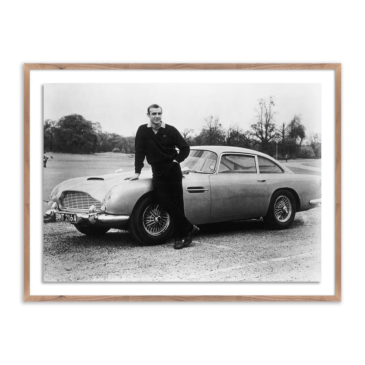 Sean Connery With 00'S Aston Martin By Getty Images