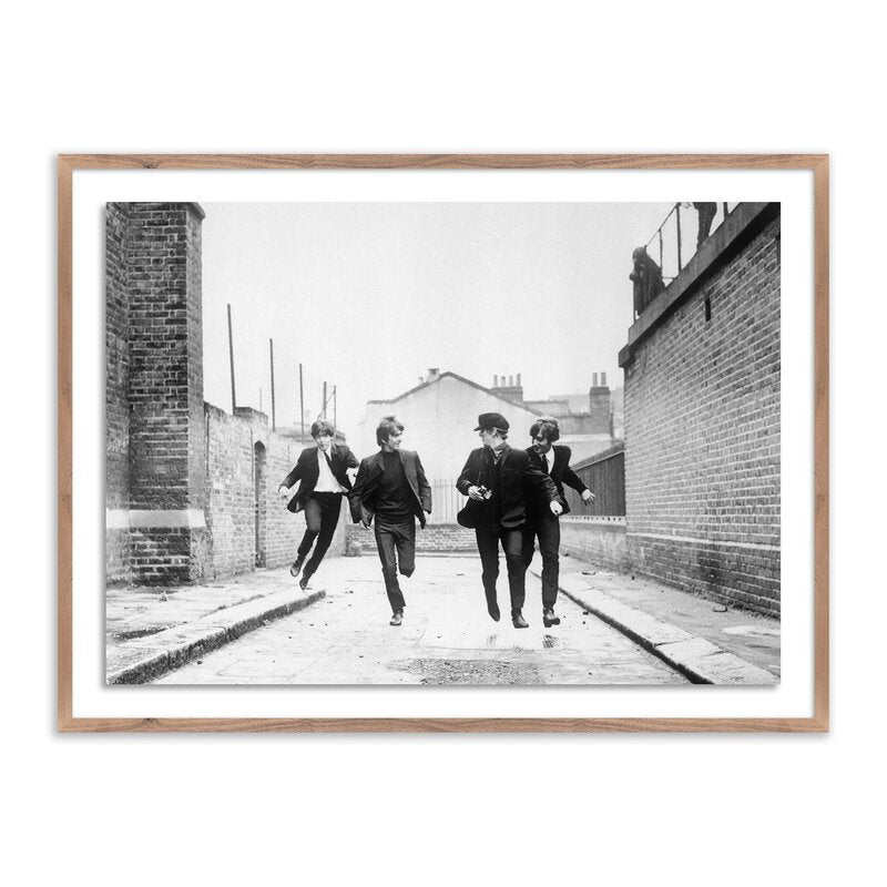 The Beatles Running In A Hard Day'S Night By Getty Images