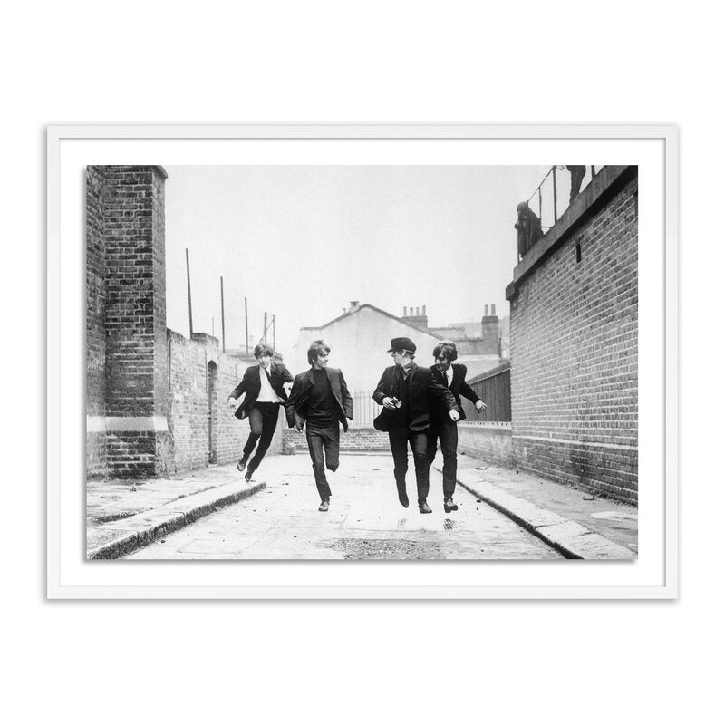 The Beatles Running In A Hard Day'S Night By Getty Images