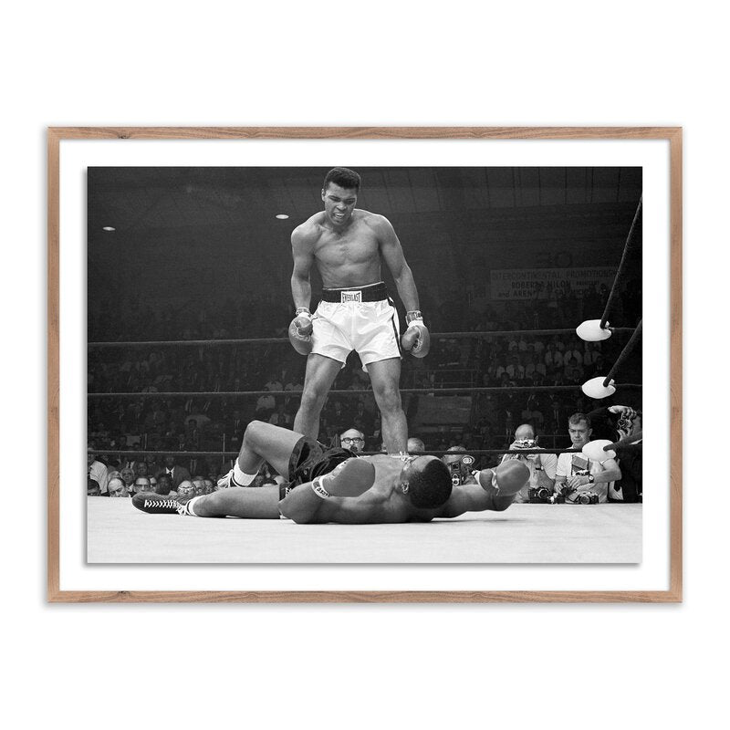 Muhammad Ali Taunting Sonny Liston By Getty Images