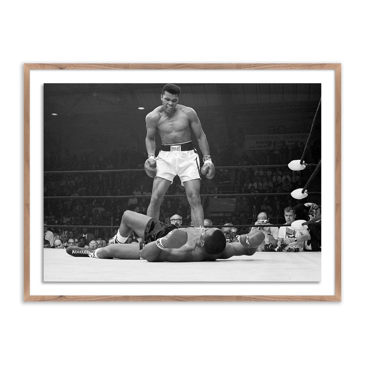 Muhammad Ali Taunting Sonny Liston By Getty Images