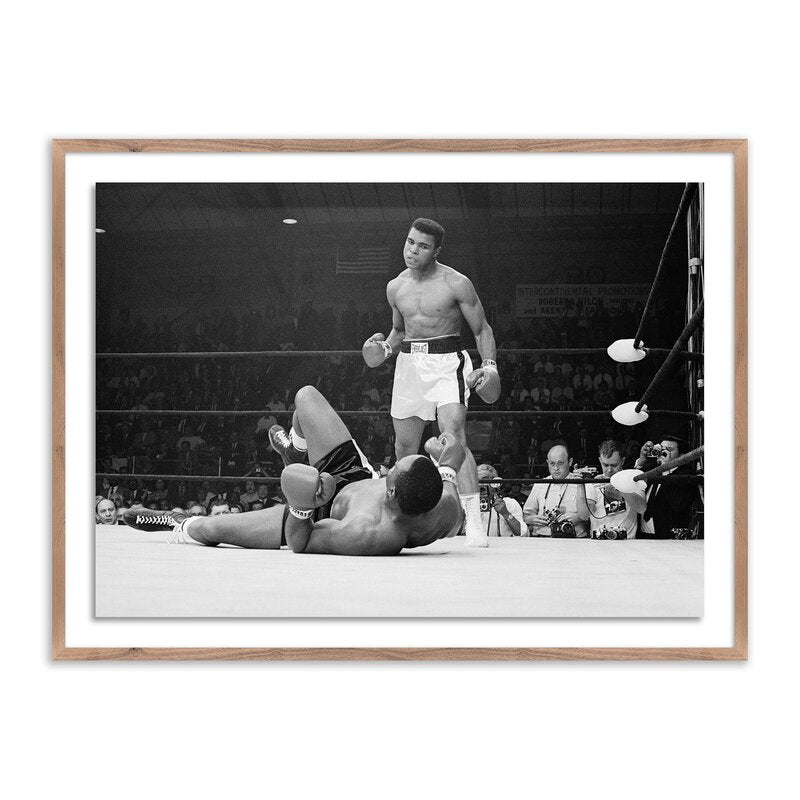 Boxers Muhammad Ali And Sonny Liston Fighting By Getty Images