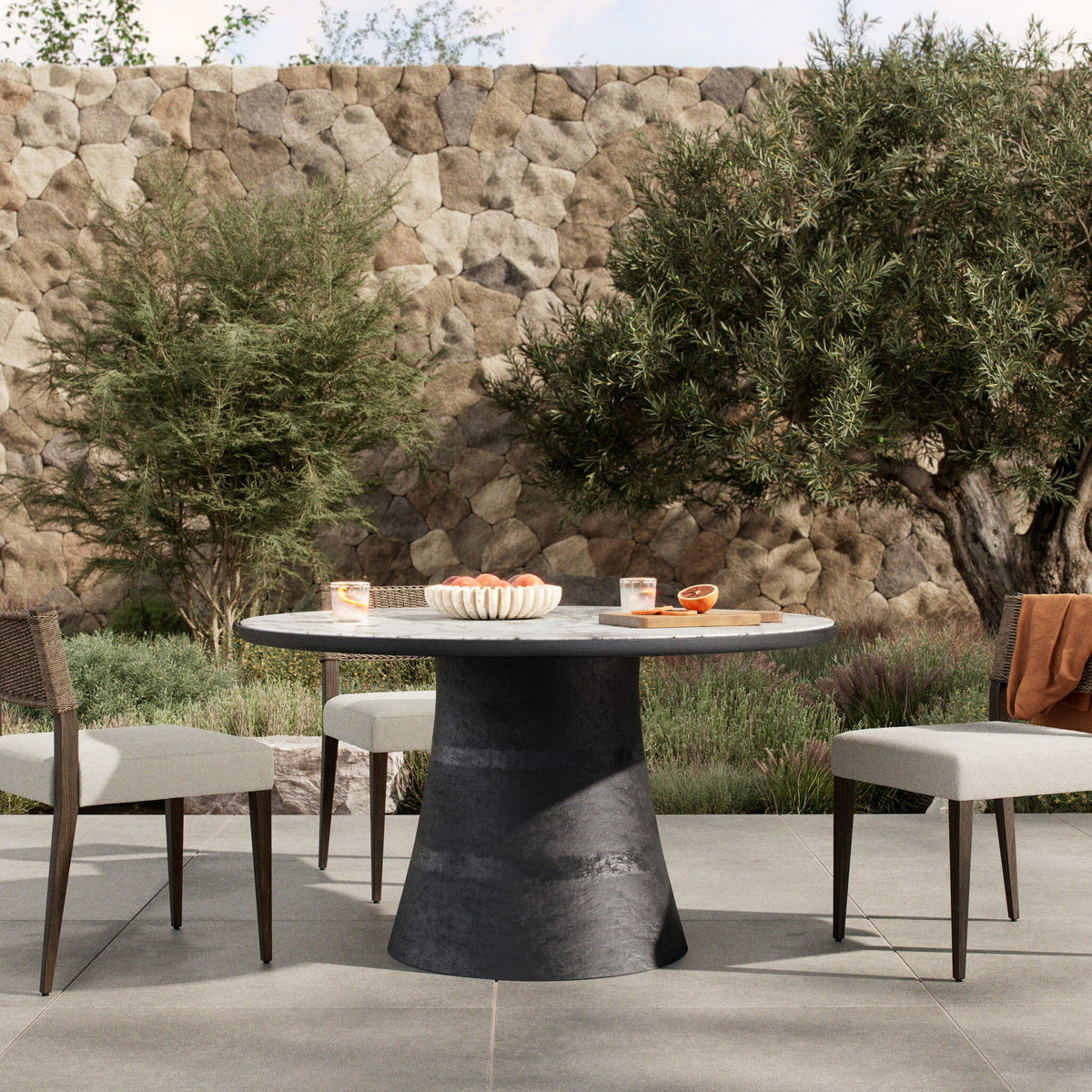 Balboa Outdoor Dining Table 54"