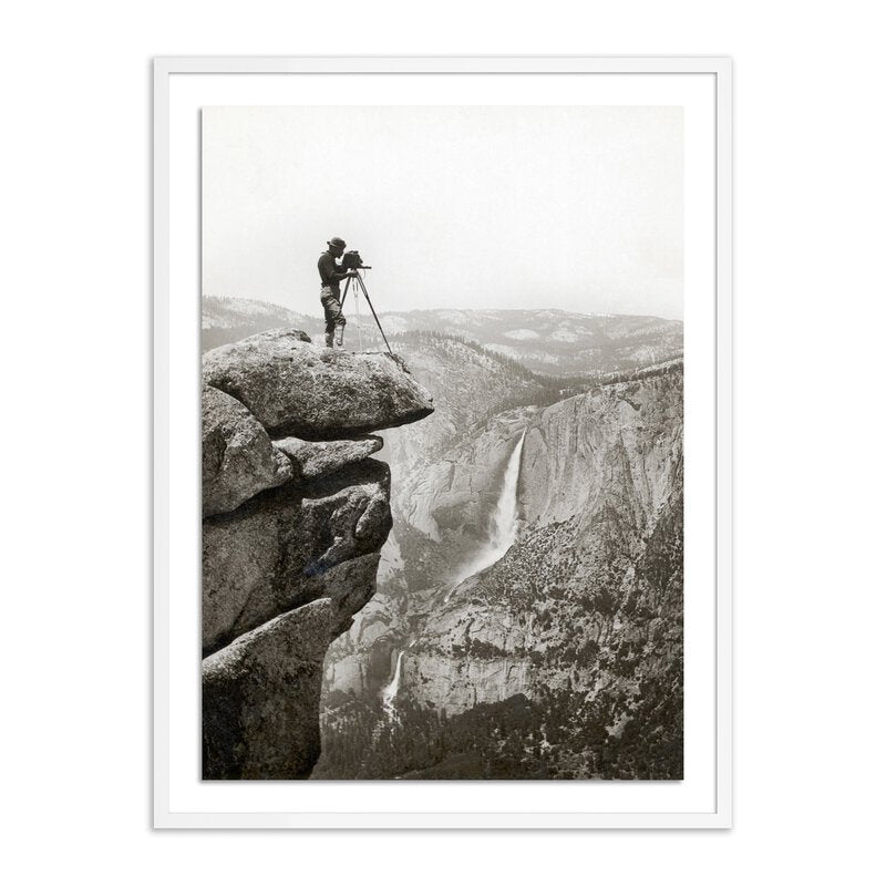 Photographer In Yosemite Valley By Getty Images