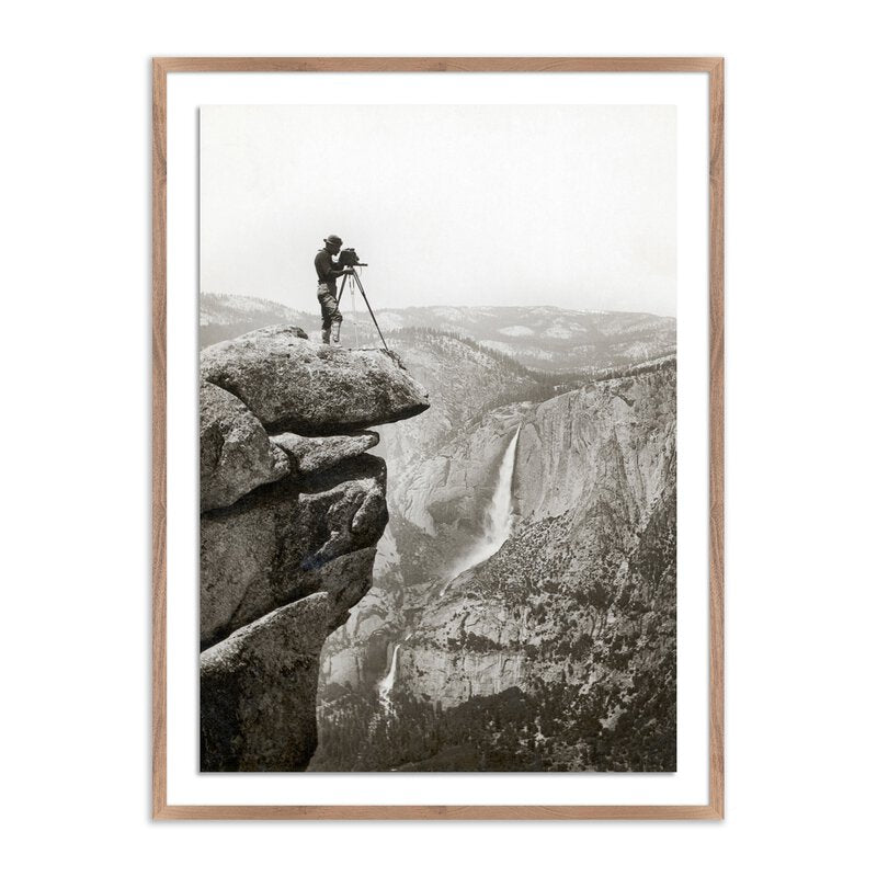 Photographer In Yosemite Valley By Getty Images
