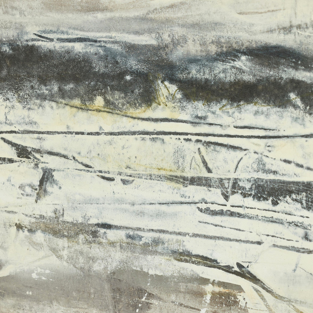 a close up of a painting