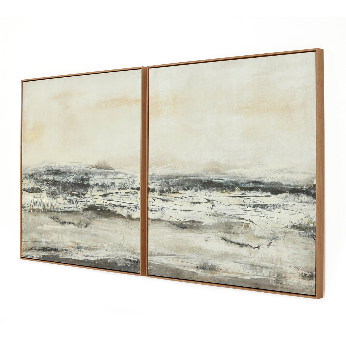 a painting on a wall