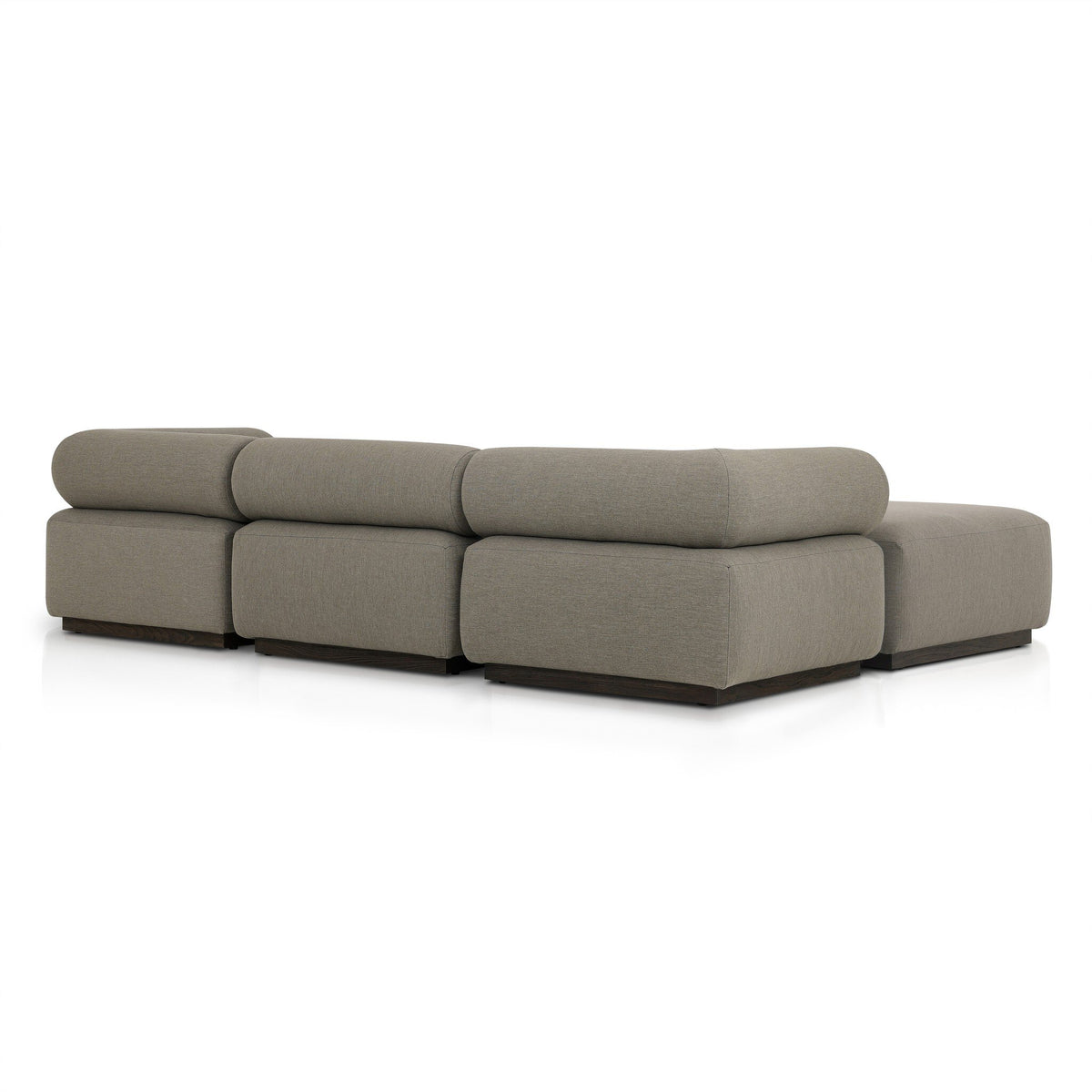 Lenox Outdoor 3pc Sectional W/Ottoman