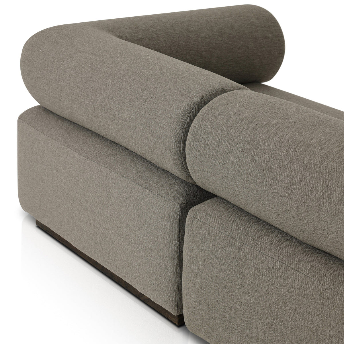 Lenox Outdoor 3pc Sectional W/Ottoman