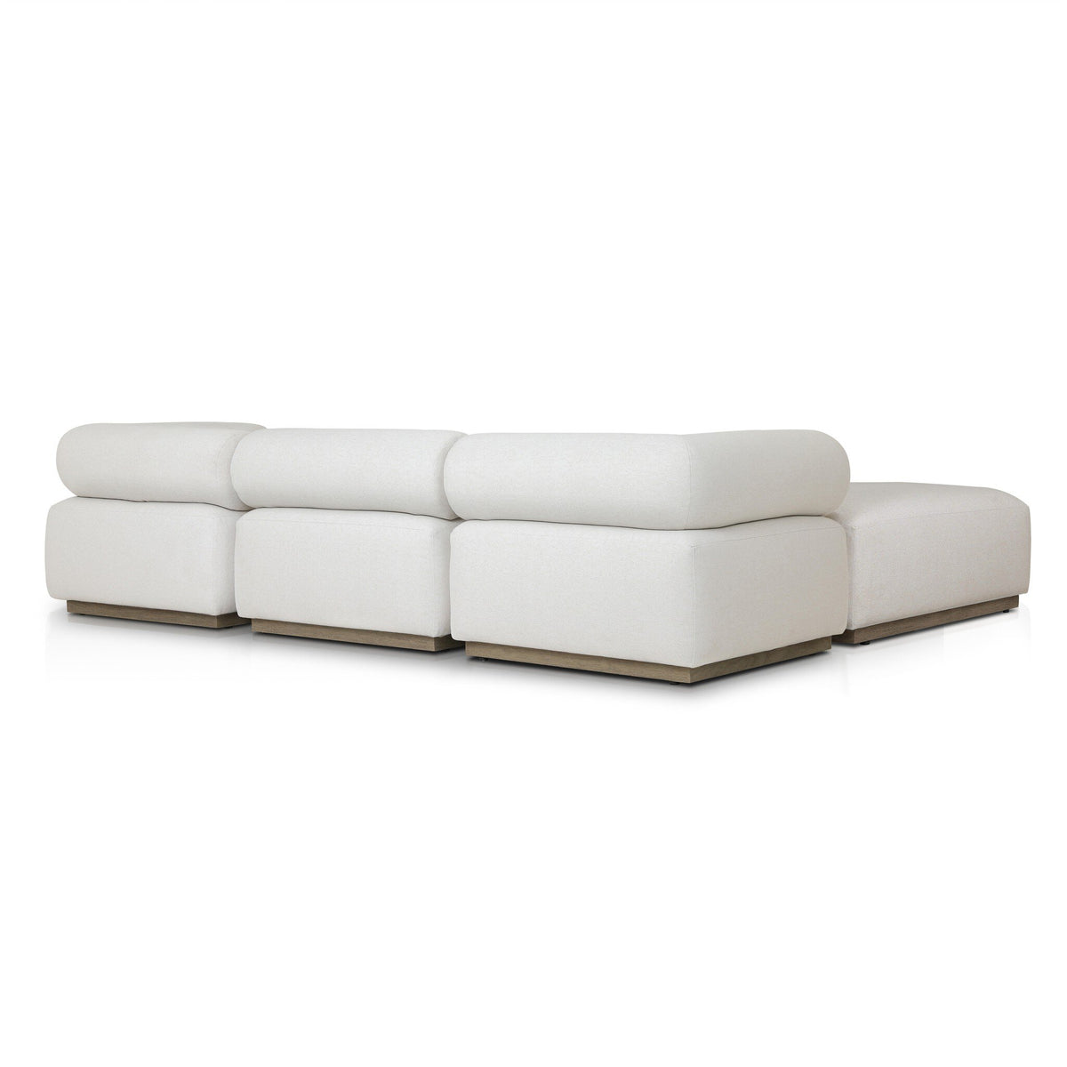 Lenox Outdoor 3pc Sectional W/Ottoman