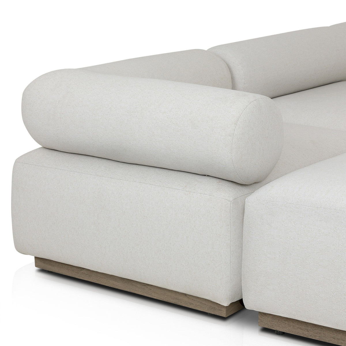 Lenox Outdoor 3pc Sectional W/Ottoman
