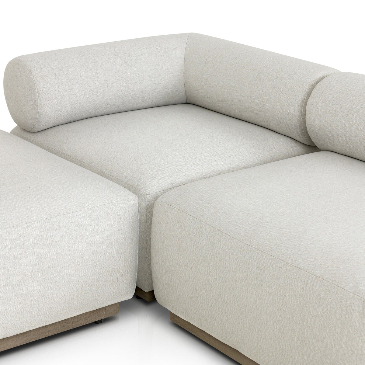 Lenox Outdoor 3pc Sectional W/Ottoman
