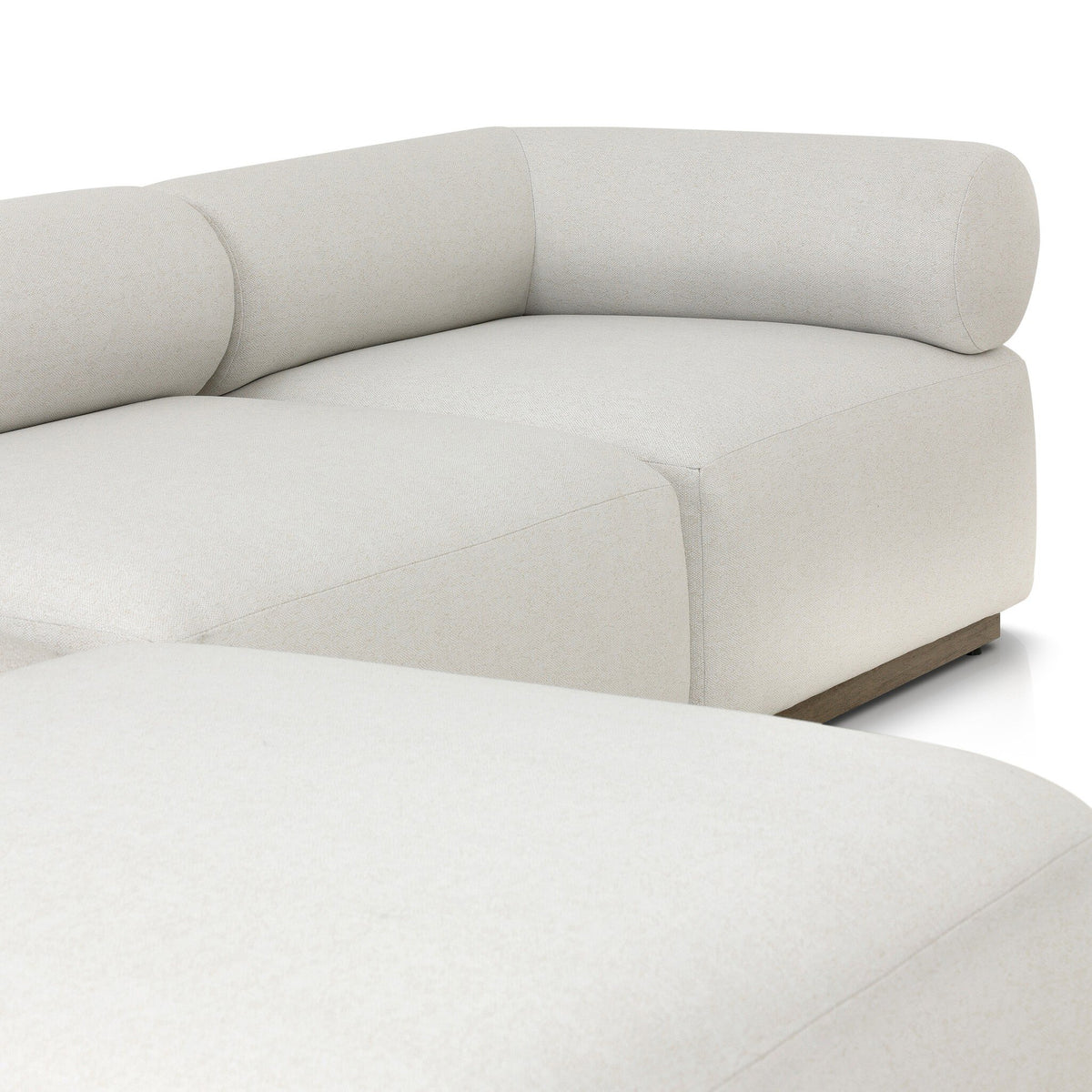 Lenox Outdoor 3pc Sectional W/Ottoman