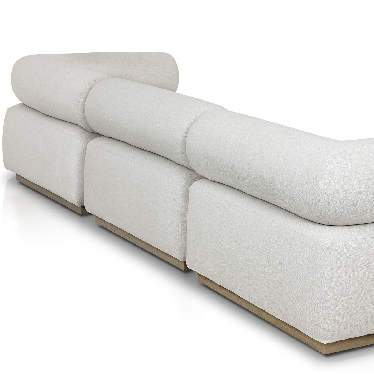 Lenox Outdoor 3pc Sectional W/Ottoman