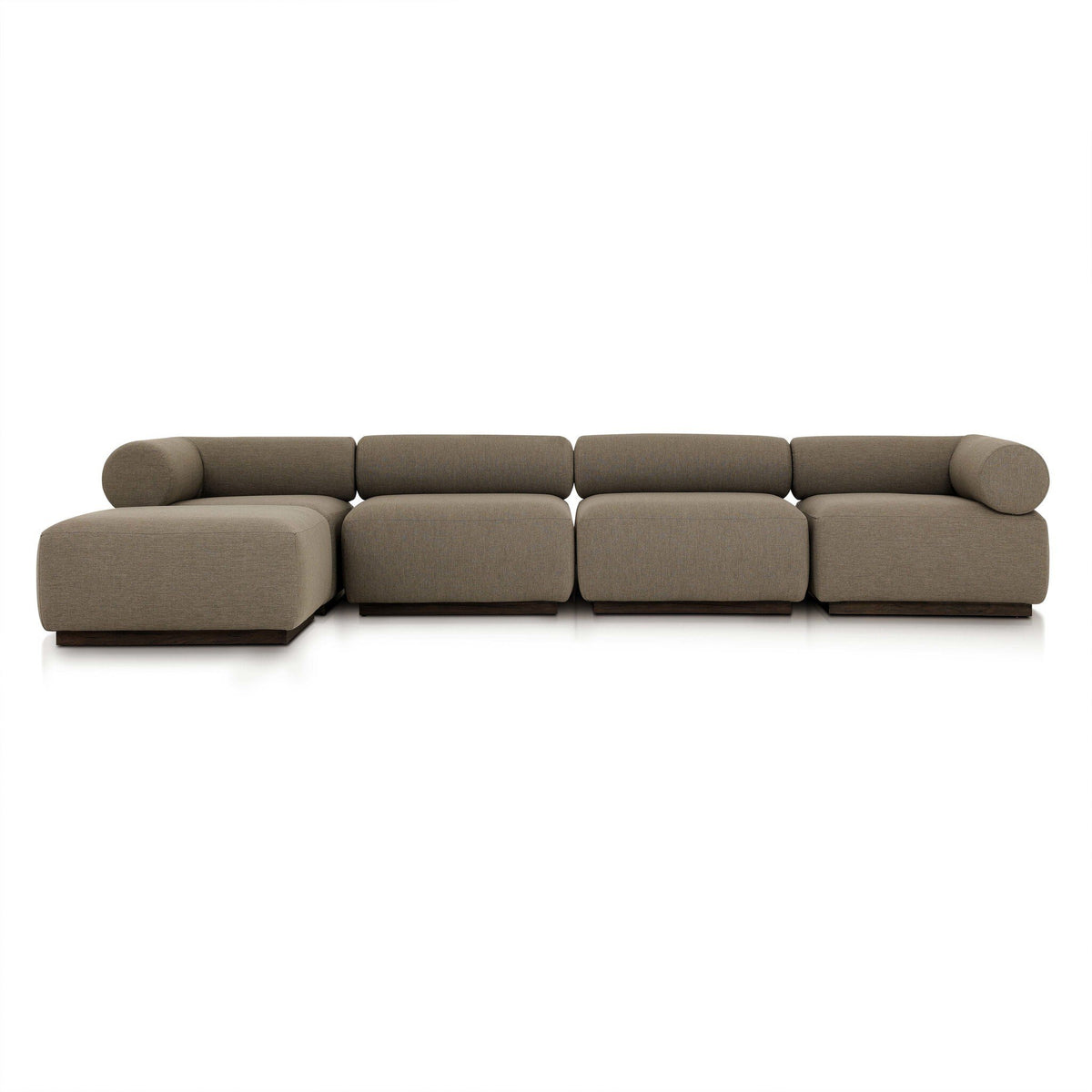 Lenox Outdoor 4pc Sectional W/Ottoman