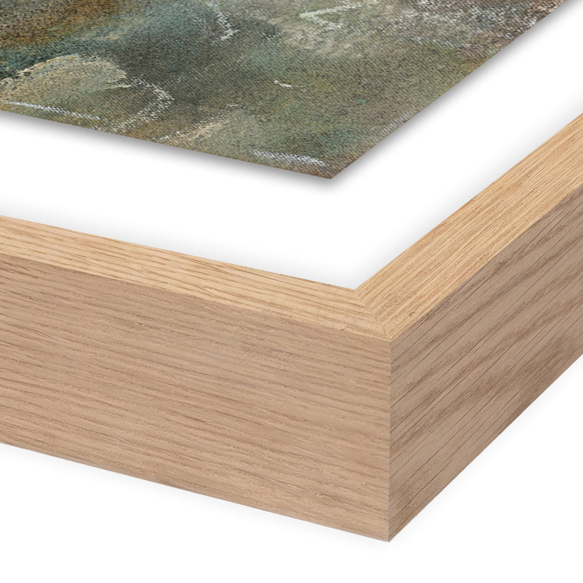 a close up of a wood frame
