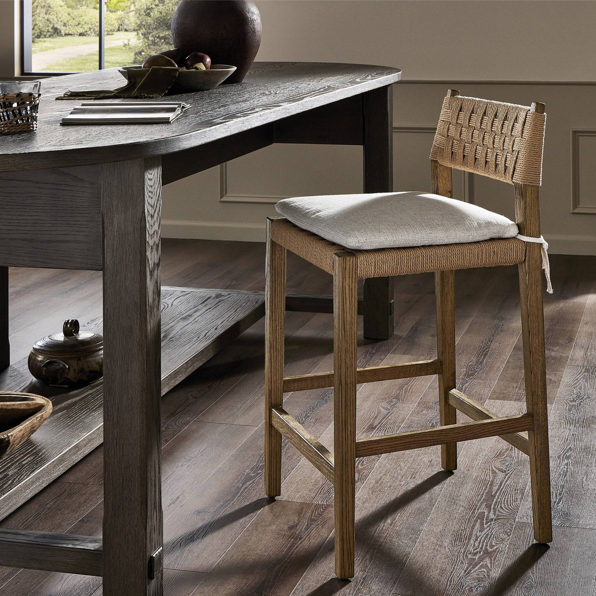 Hamlin Stool With Cushion