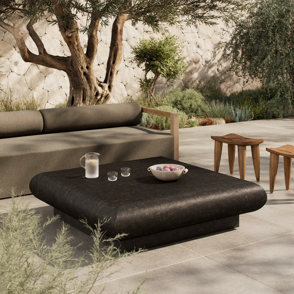 Ambra Outdoor Coffee Table-55.5"