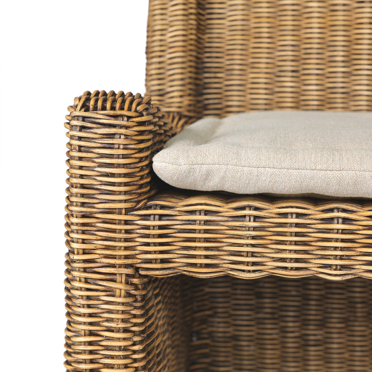 Senna Laf Woven Dining Bench 49"