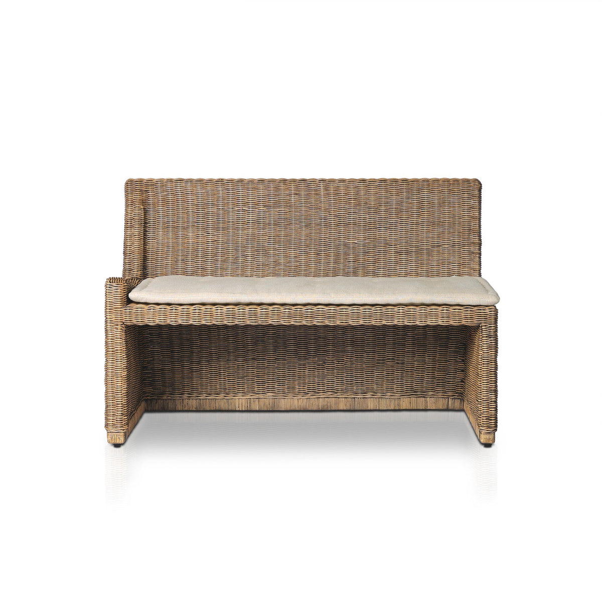 Senna Laf Woven Dining Bench 49"
