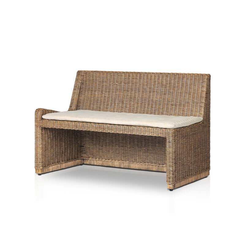 Senna Laf Woven Dining Bench 49"