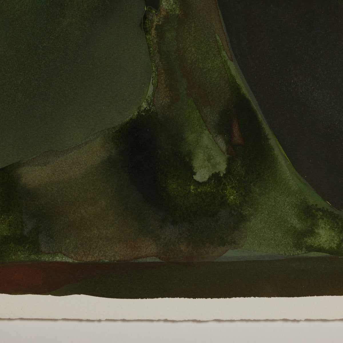 a close up of a painting