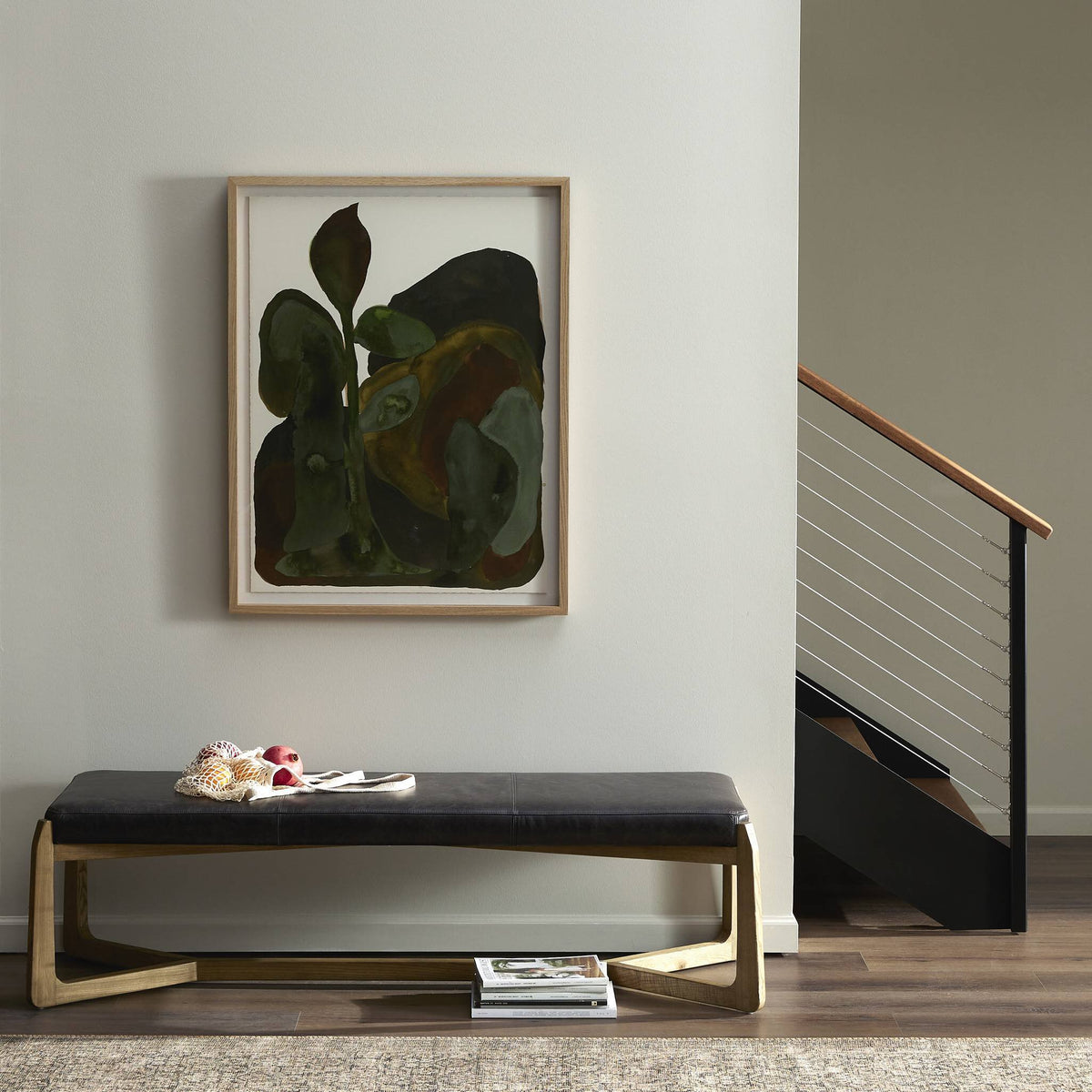 a painting on the wall