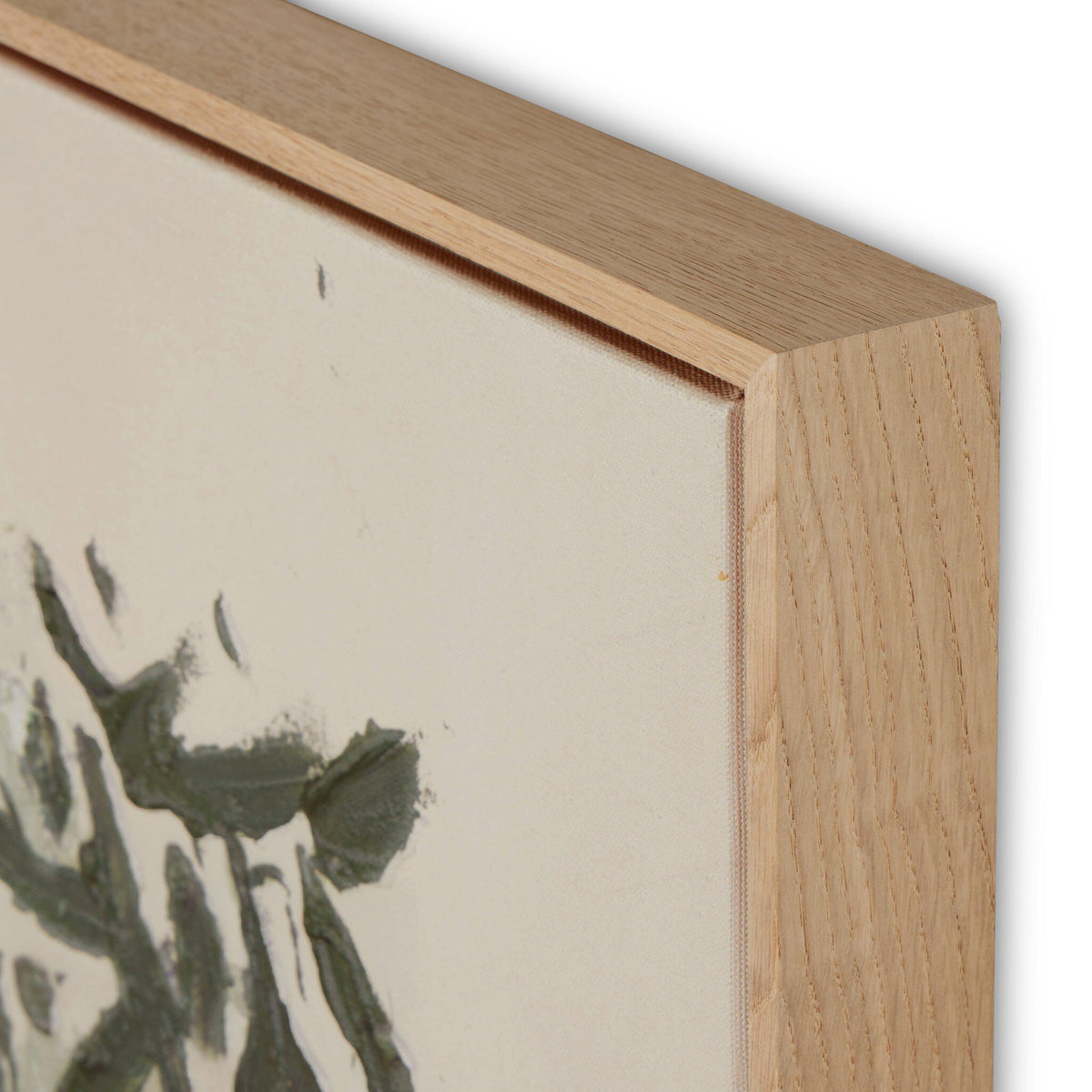 a close up of a painting