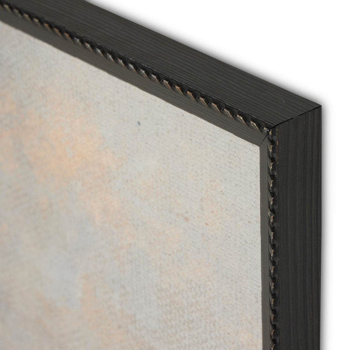 a close-up of a black frame