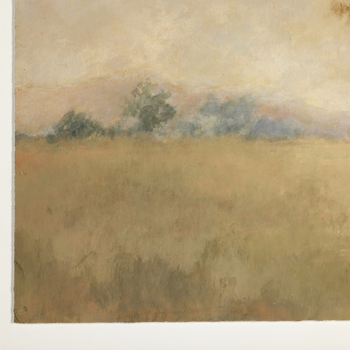 a painting of a field