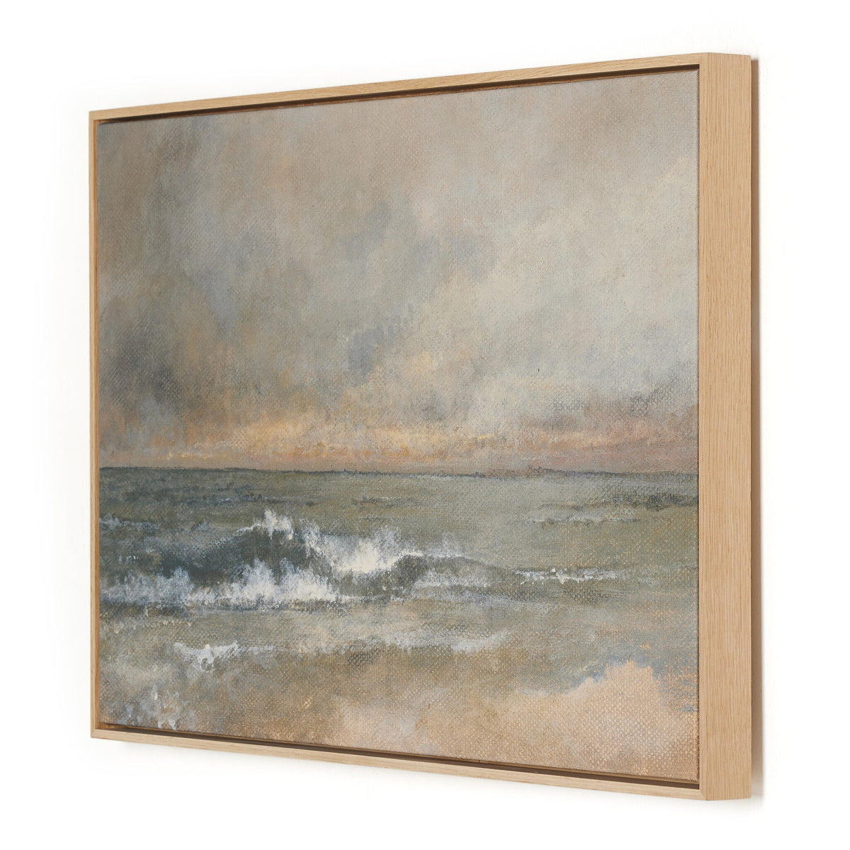 a painting of a beach