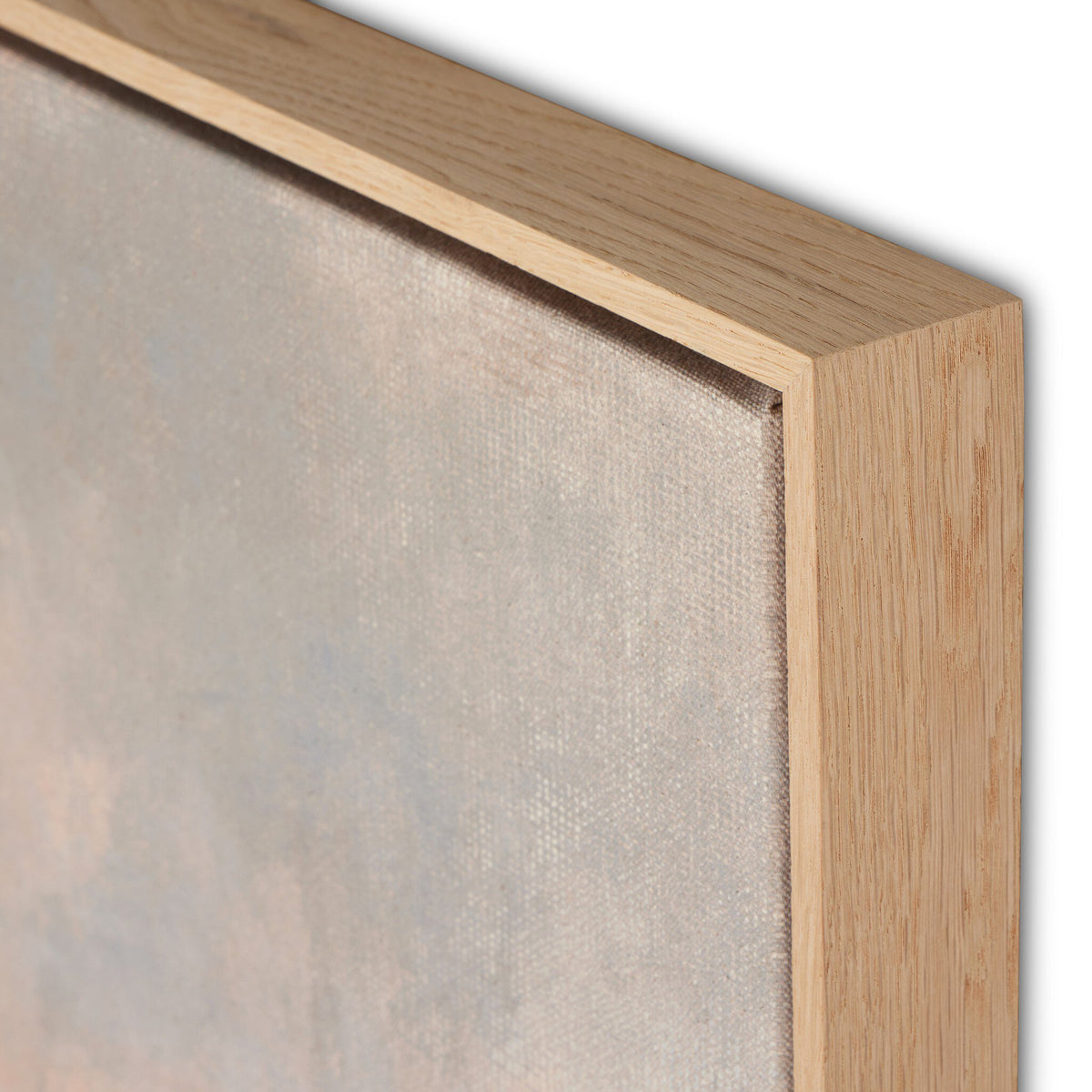 a close up of a wood frame