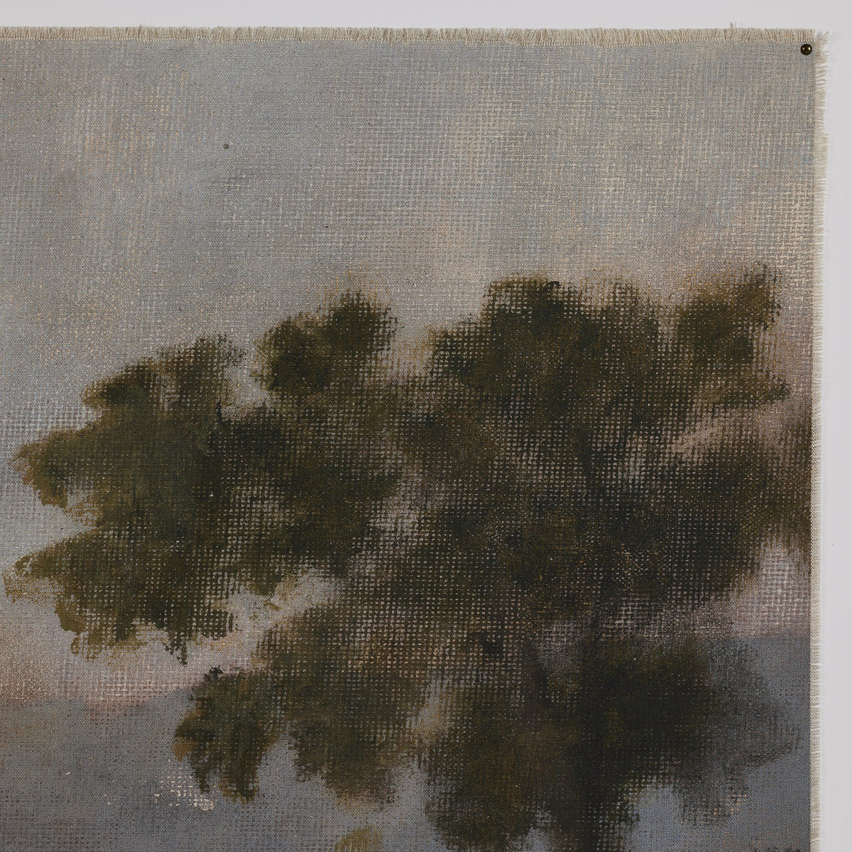a tree on a piece of fabric