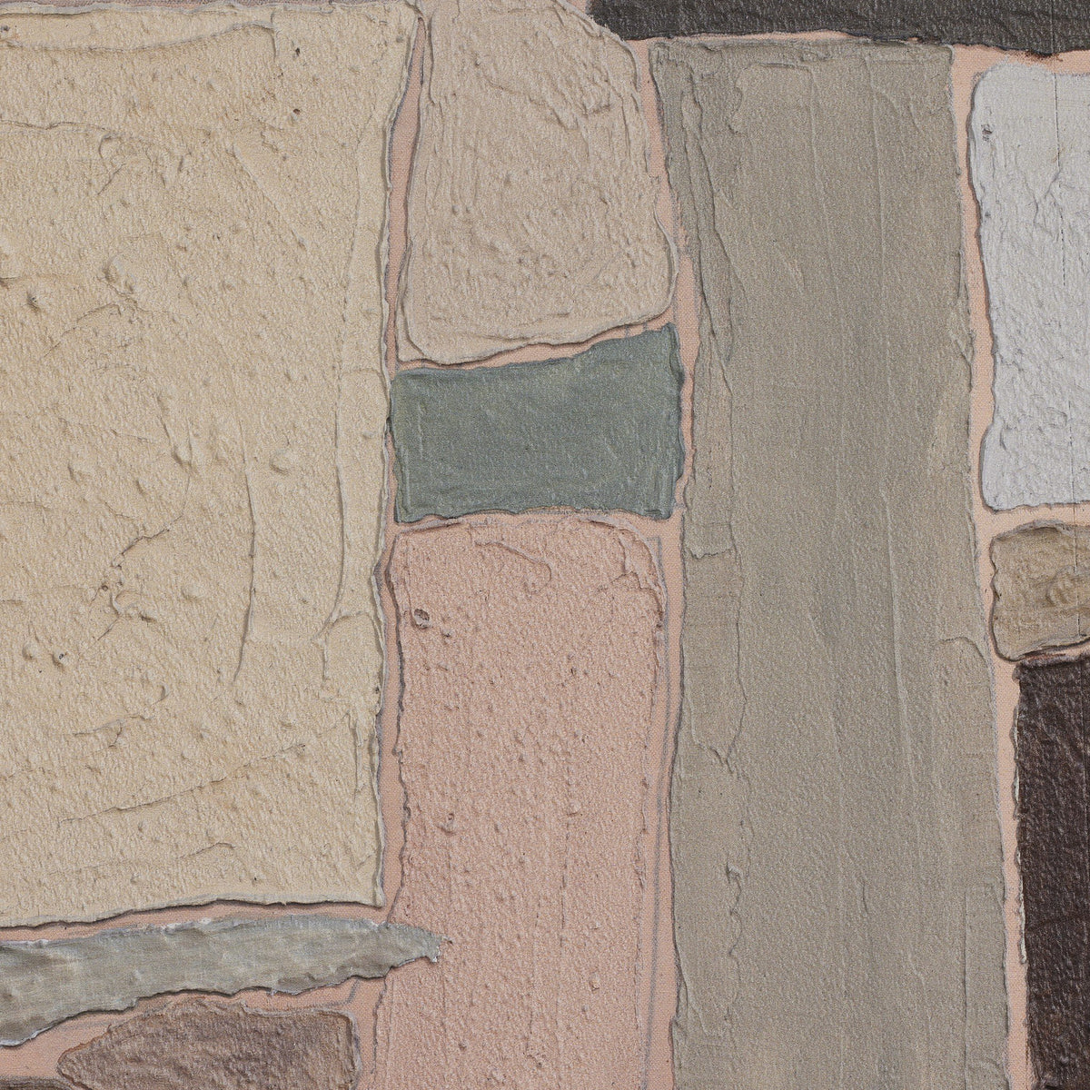 a close up of a stone wall