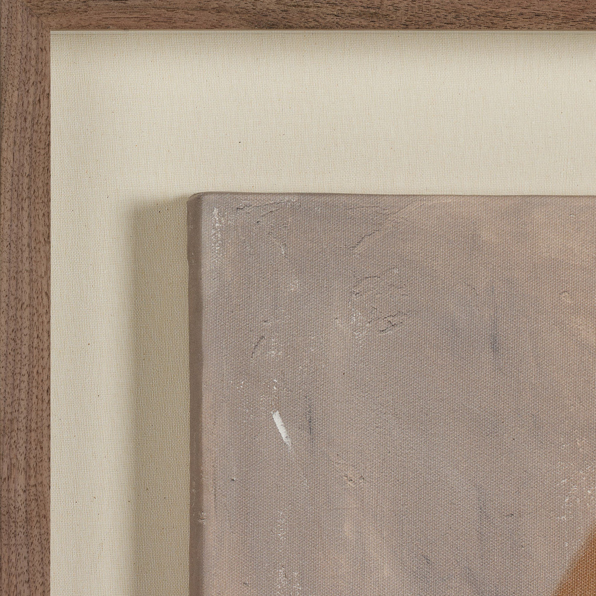a close up of a canvas