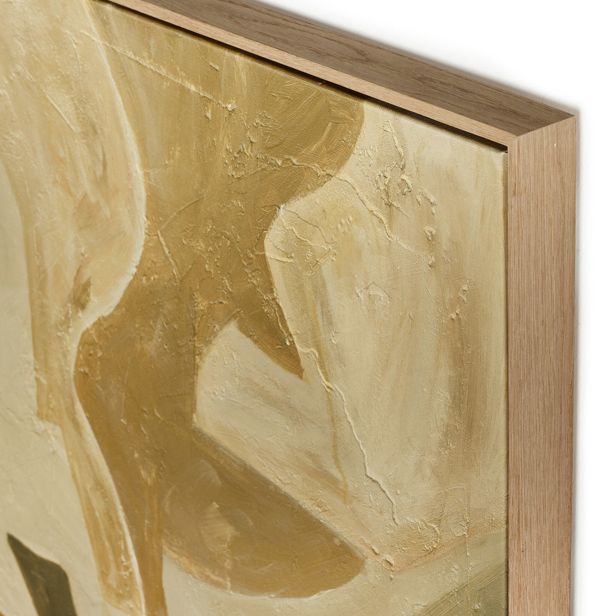 a close up of a painting