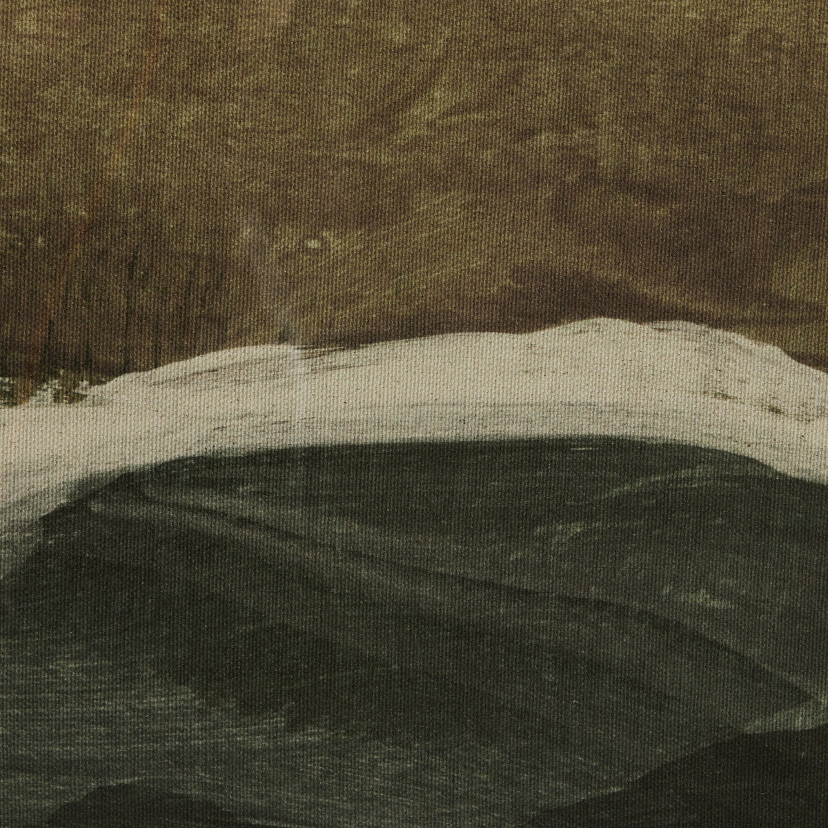 a close up of a painting