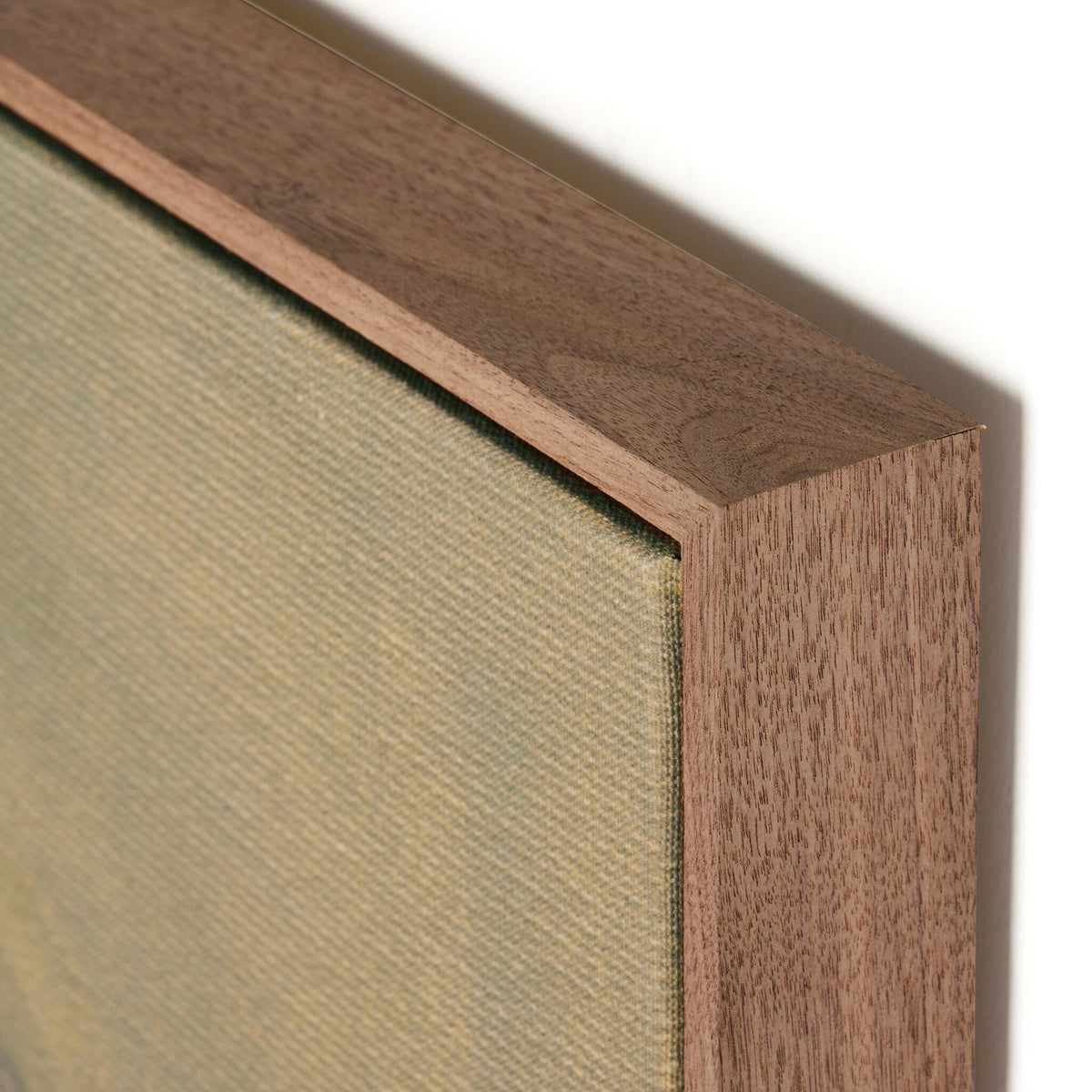 a close-up of a framed painting