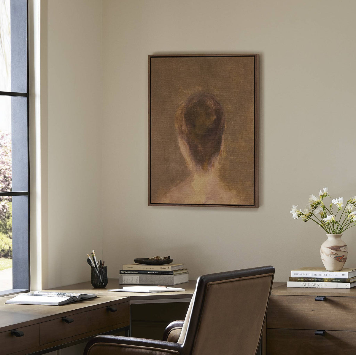 a painting on the wall