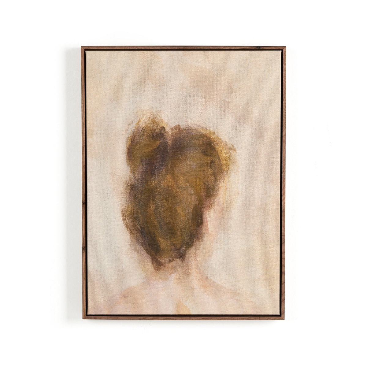 a painting of a woman's head
