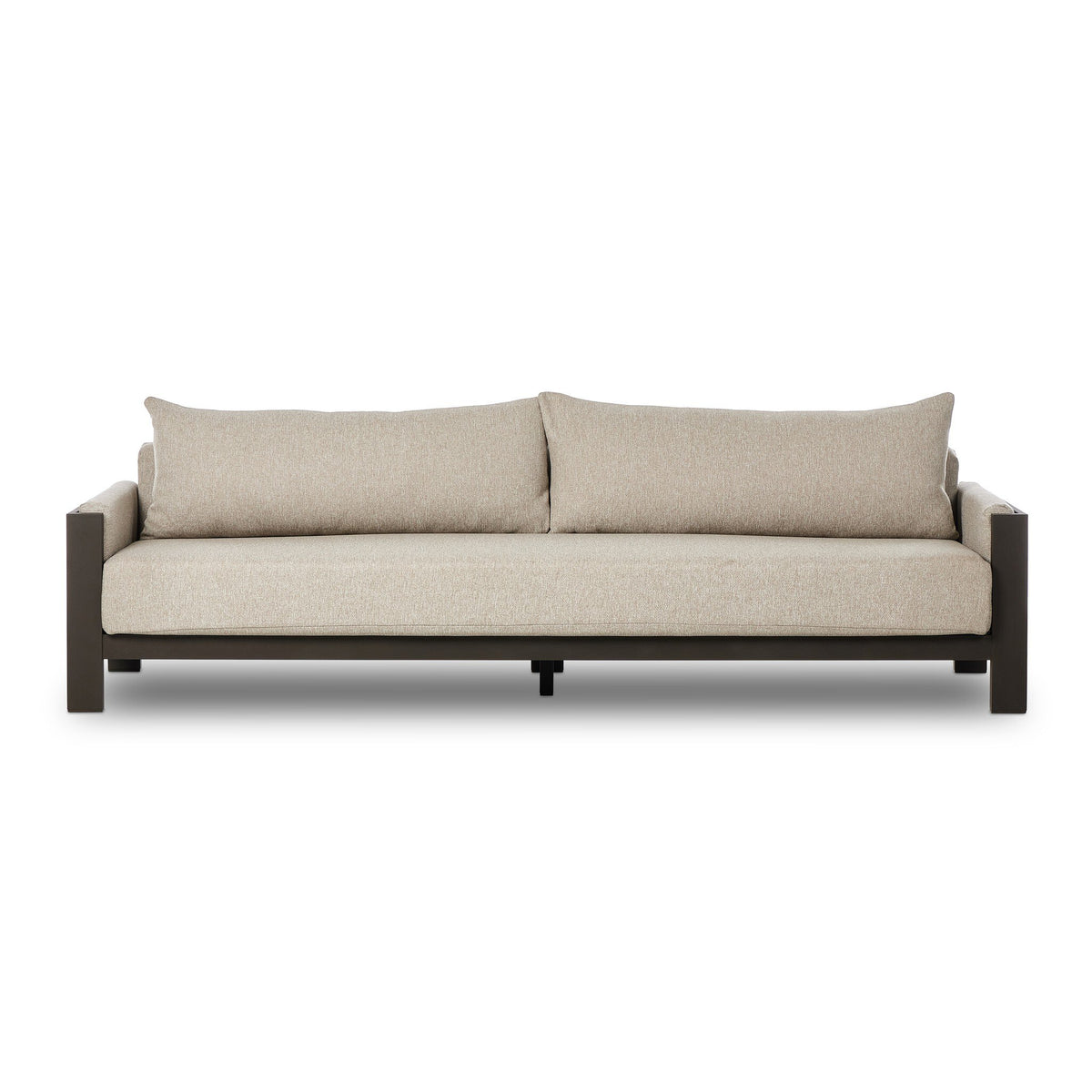 Chapman Outdoor Metal Sofa-106"