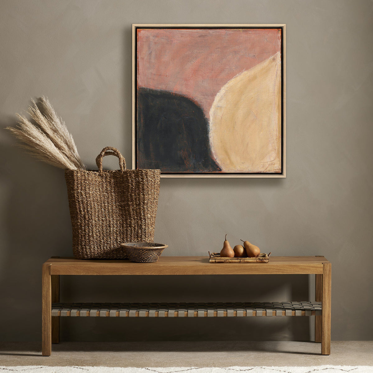 a painting on the wall