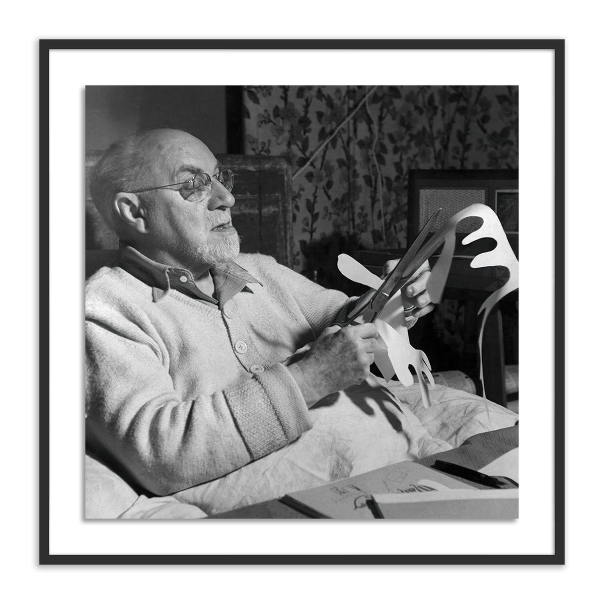 Henri Matisse Working On Paper Cut-Out By Getty Images - Four Hands (FH-14551)