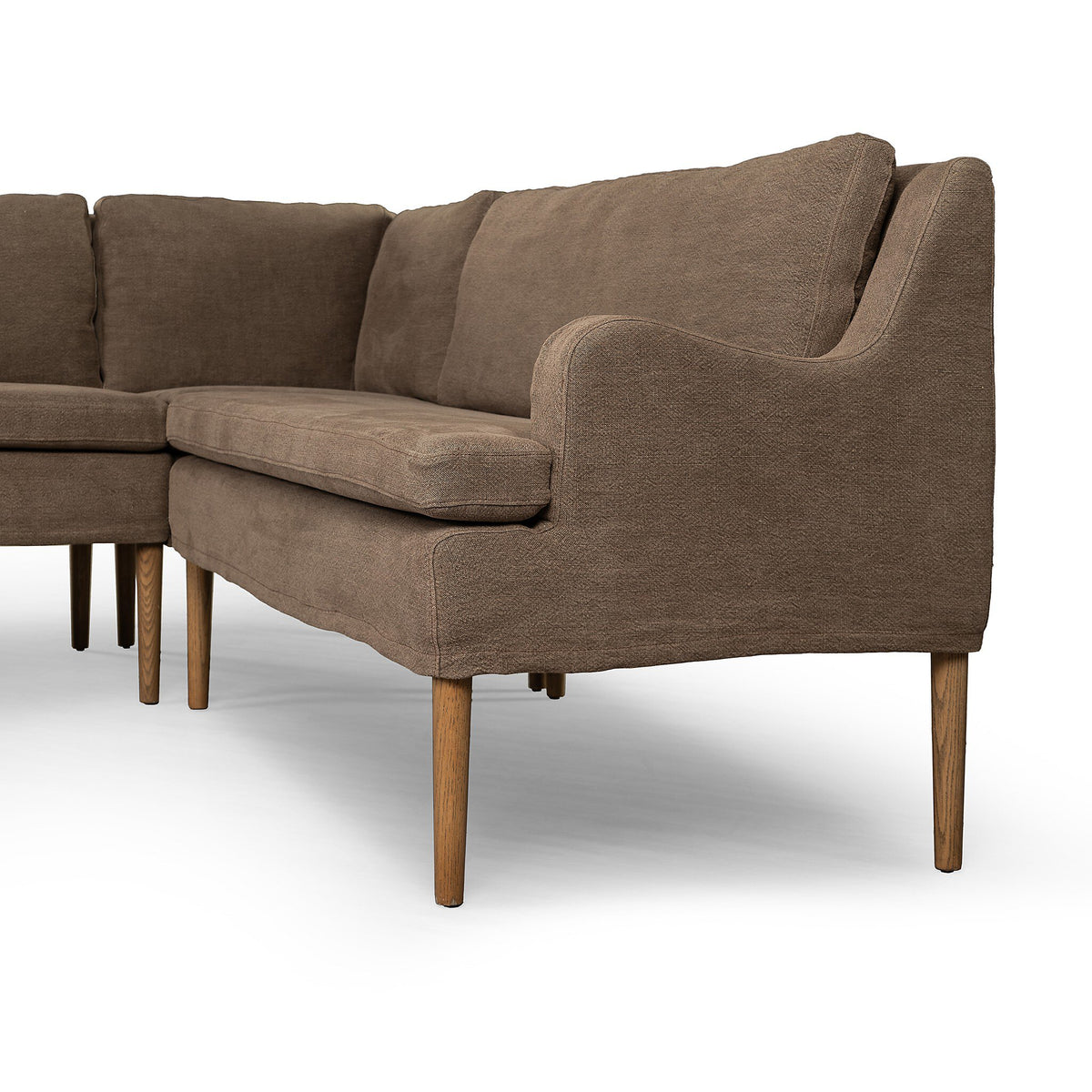 Aurelia Dining Banquette L Shape 99"-Left - Four Hands (247592-001)