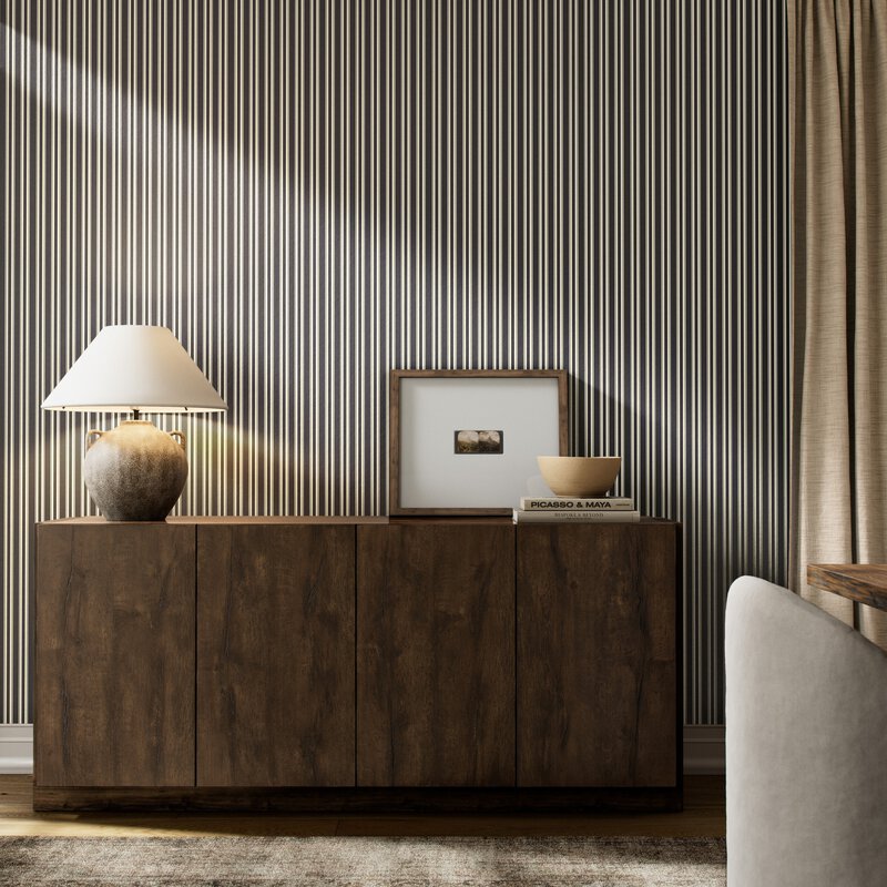 Multi Stripe Wallpaper By Getty Images