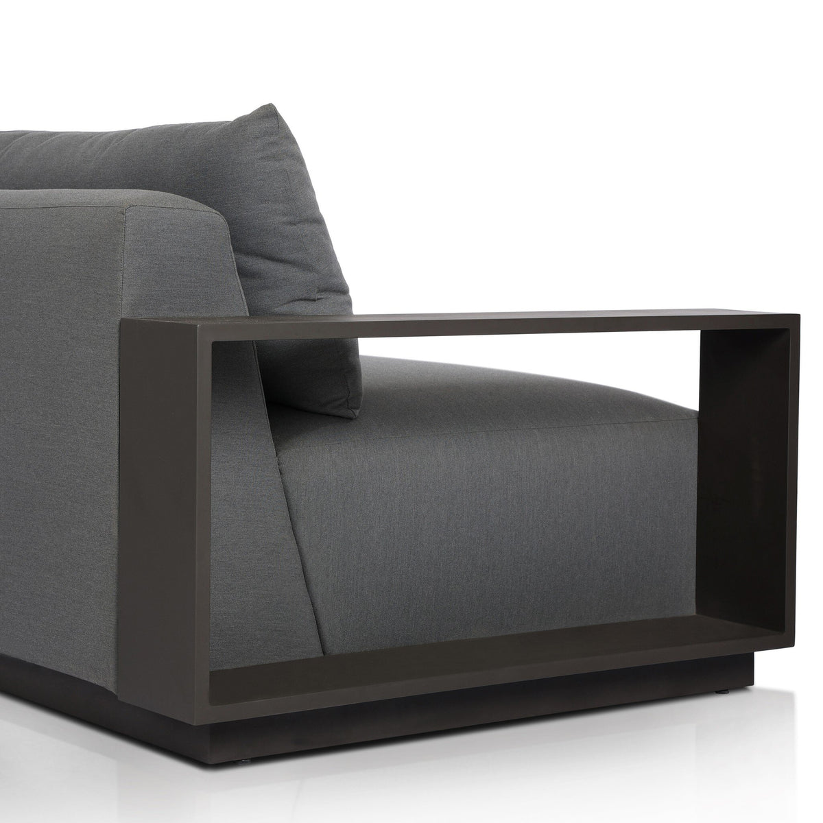 Branford Outdoor Metal Sofa-106"